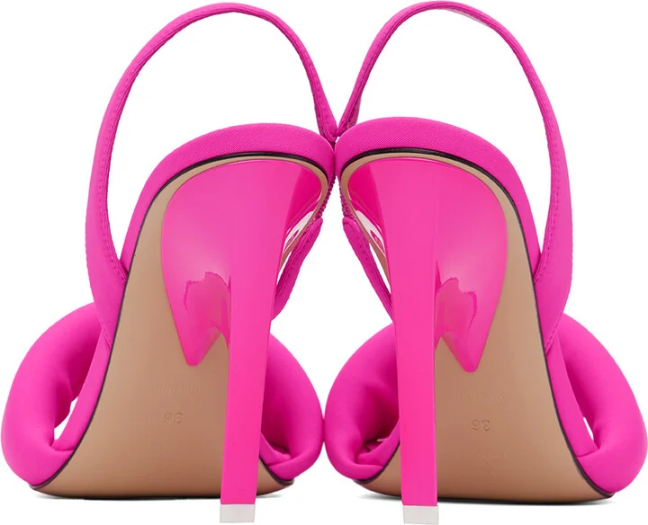 The Attico Pink Rem Heeled Sandals - Image 2