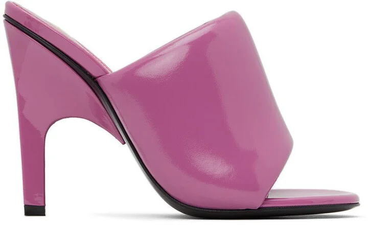 The Attico Pink Rem Heeled Sandals