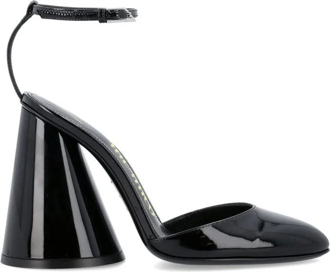 The Attico Pointed-Toe Slingback Pumps