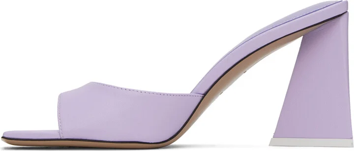 The Attico Purple Mini Devon Mules - Image 3