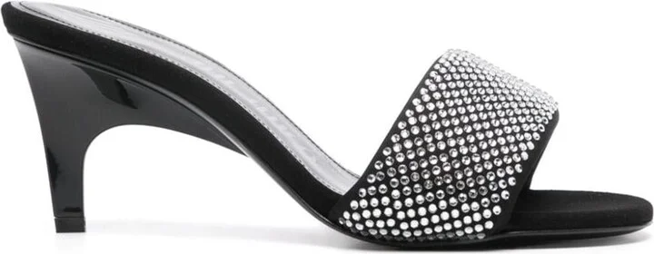 The Attico Rem Strass Embellished Mules