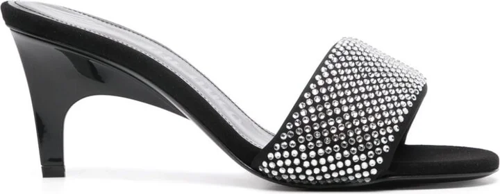 The Attico Rem Strass Embellished Mules