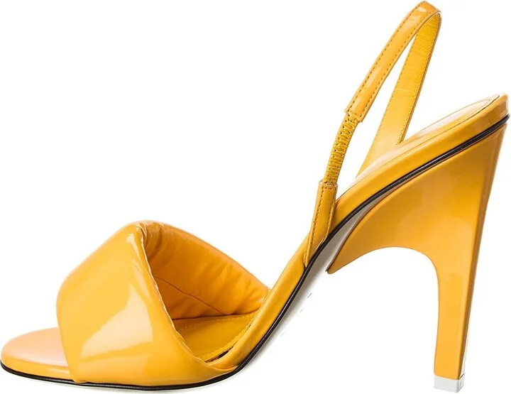 The Attico Rem Vinyl Slingback Sandal - Image 2