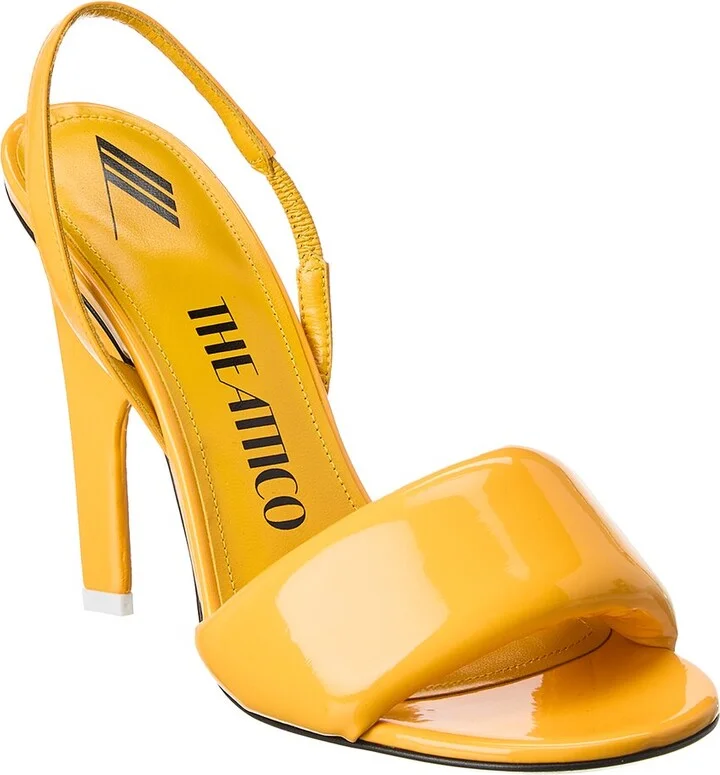 The Attico Rem Vinyl Slingback Sandal
