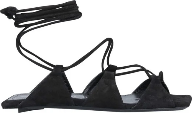 The Attico Renee Crossover Strap Fastened Sandals