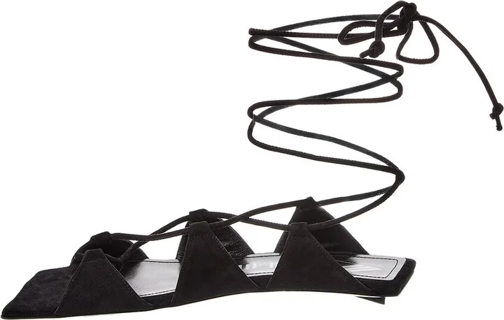 The Attico Renee Suede Sandal - Image 2