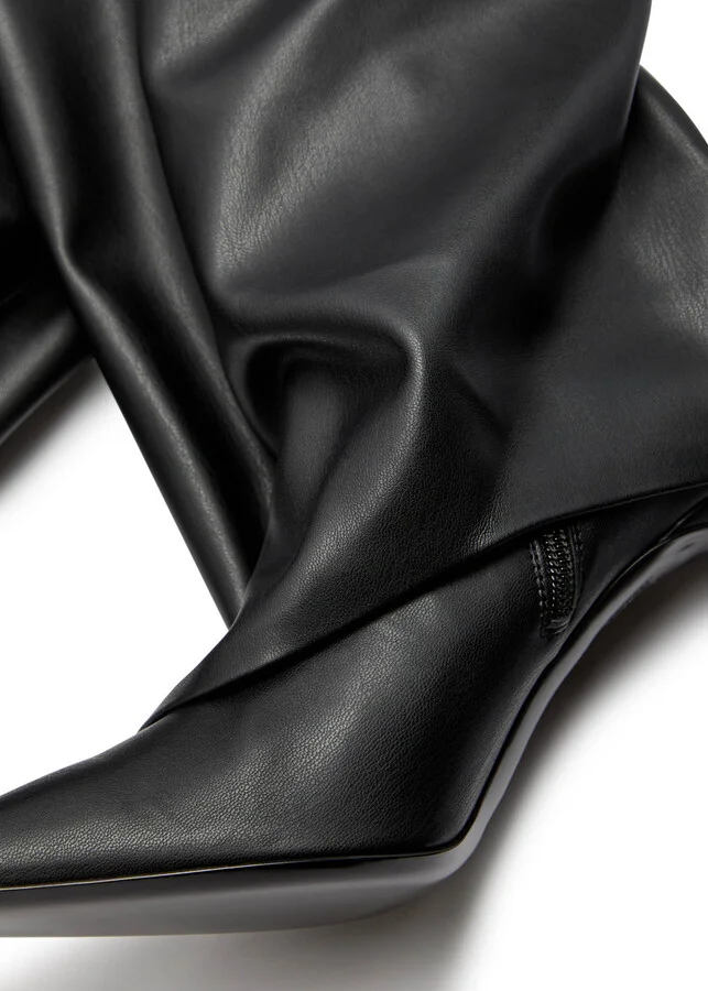 The Attico Robin 95 Gathered Over-the-knee Boots - Image 4