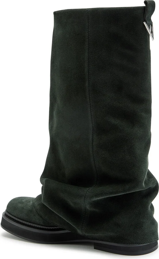 The Attico Robin Layered Suede Combat Boots - Image 2