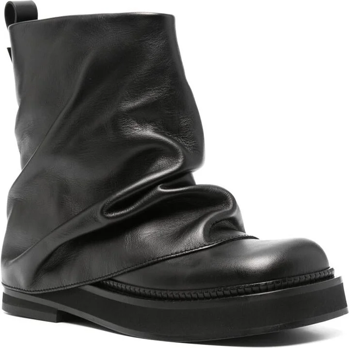 The Attico Robin Leather Ankle Boots - Image 2
