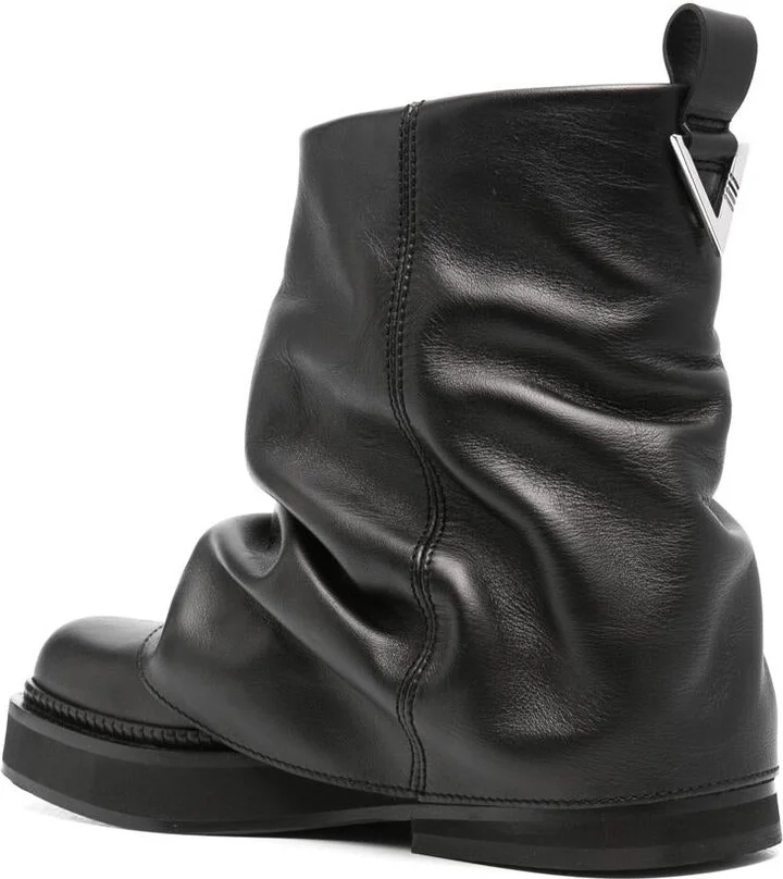 The Attico Robin Leather Ankle Boots - Image 3