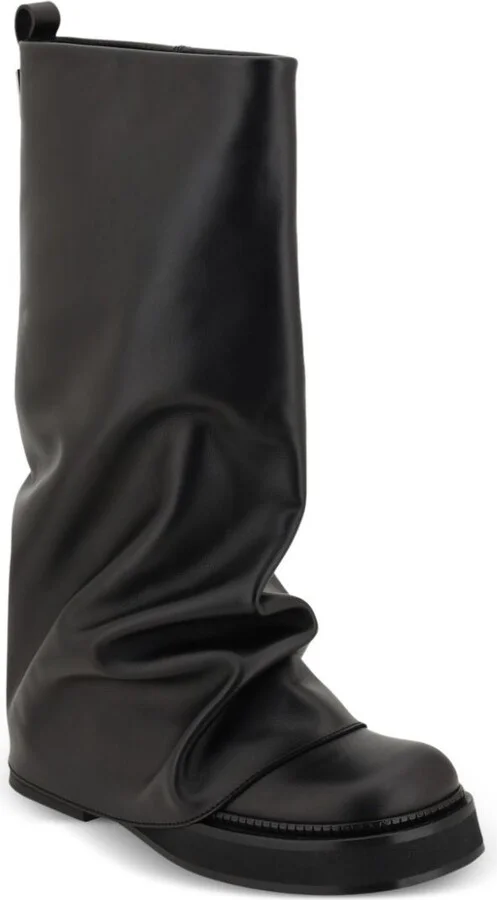 The Attico Robin Leather Combat Boots - Image 2