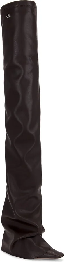 THE ATTICO Robin Over The Knee Boot in Brown - Image 2