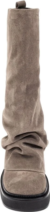 The Attico Robin Suede Leather Combat Boots - Image 2