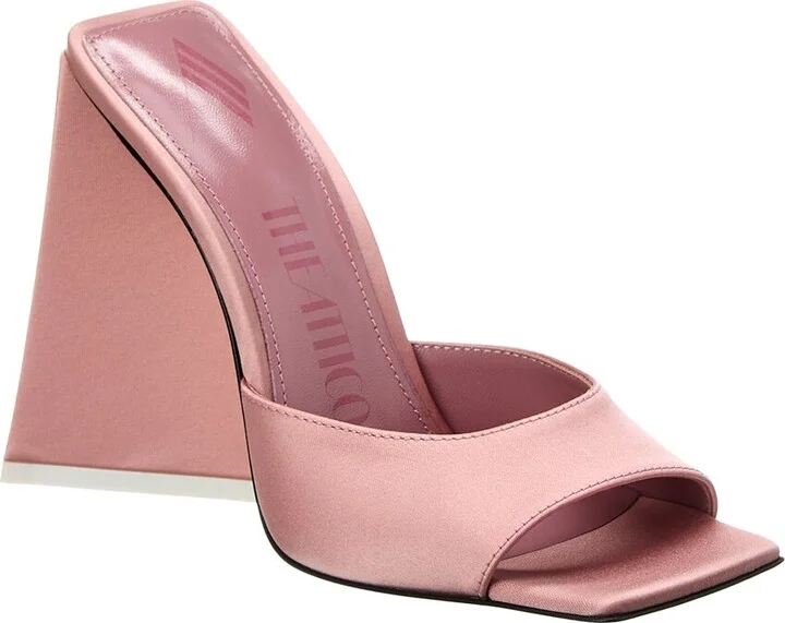 The Attico Satin Mule