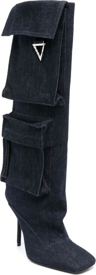 The Attico Sienna Tube Boots 105Mm Heels Shoes - Image 4