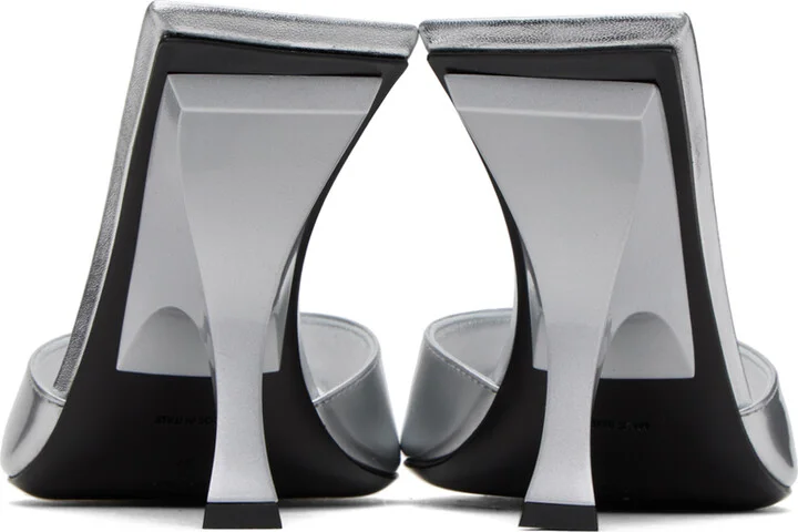 The Attico Silver Ester Mules - Image 2