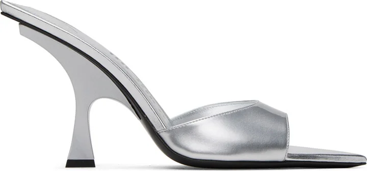 The Attico Silver Ester Mules