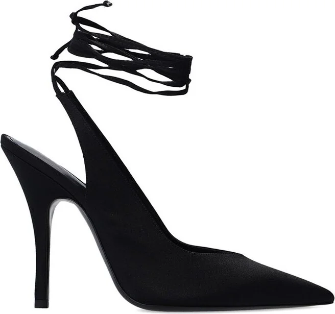 The Attico Slingback Ankle Strapped Pumps
