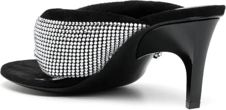 The Attico Strass Embellished Thong Sandals - Image 4