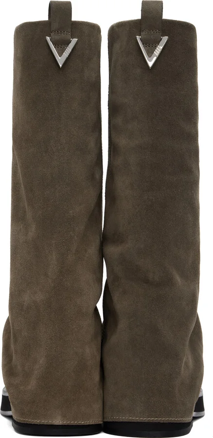 The Attico Taupe Robin Combat Boots - Image 2