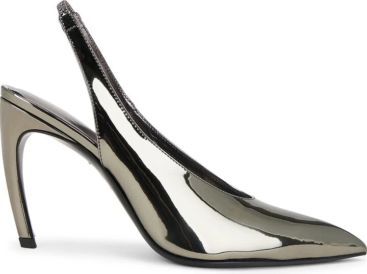 THE ATTICO Viper Slingback Pump in Grey