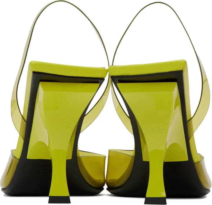 The Attico Yellow Ester Heels - Image 2