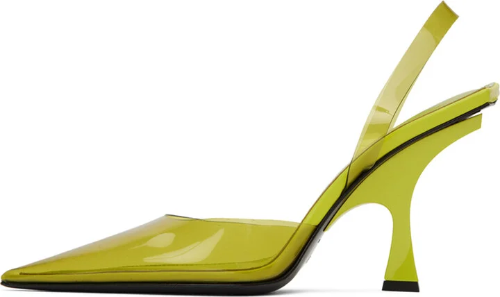 The Attico Yellow Ester Heels - Image 3