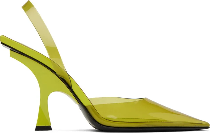 The Attico Yellow Ester Heels
