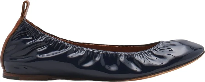 The Ballerina Flat In Patent Leather - Image 7
