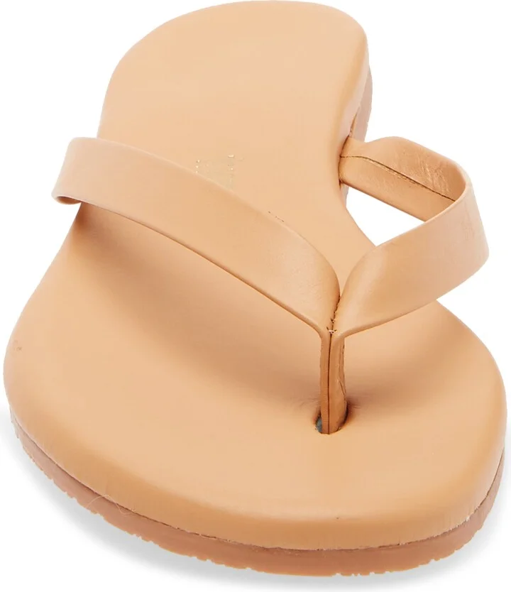 The Boyfriend Leather Flip Flop - Image 10