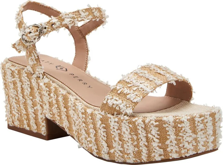 The Busy Bee Ankle Strap Platform Sandal