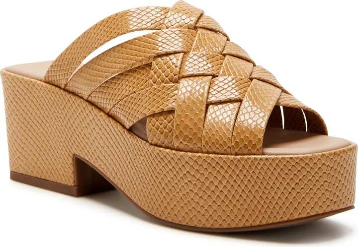The Busy Bee Crisscross Platform Sandal