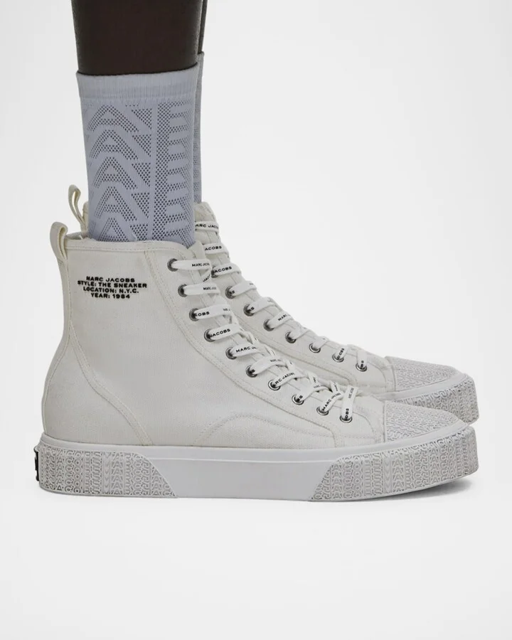 The Canvas High-Top Sneakers - Image 5