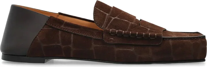 The Carré suede loafers