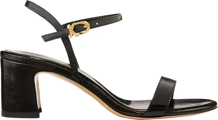 Black Crinkle-Gloss Nappa