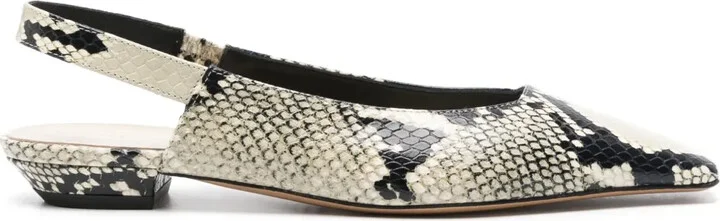 The Colin leather ballerina shoes