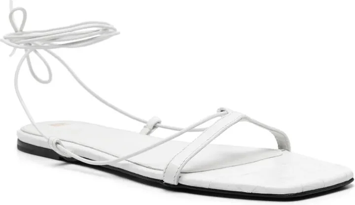 The Croco Tie sandals - Image 2