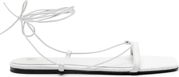 The Croco Tie sandals