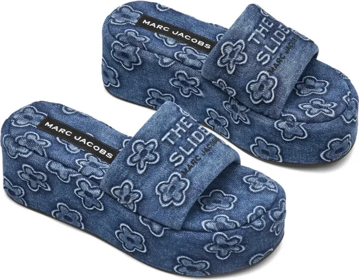 The Daisy denim platform sandals - Image 2
