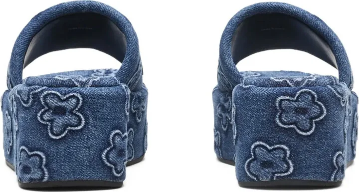 The Daisy denim platform sandals - Image 3