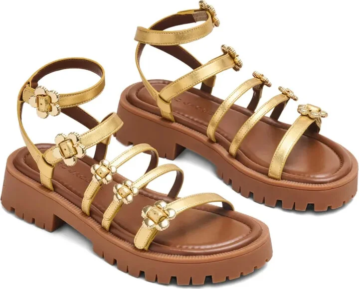The Daisy metallic sandals - Image 2