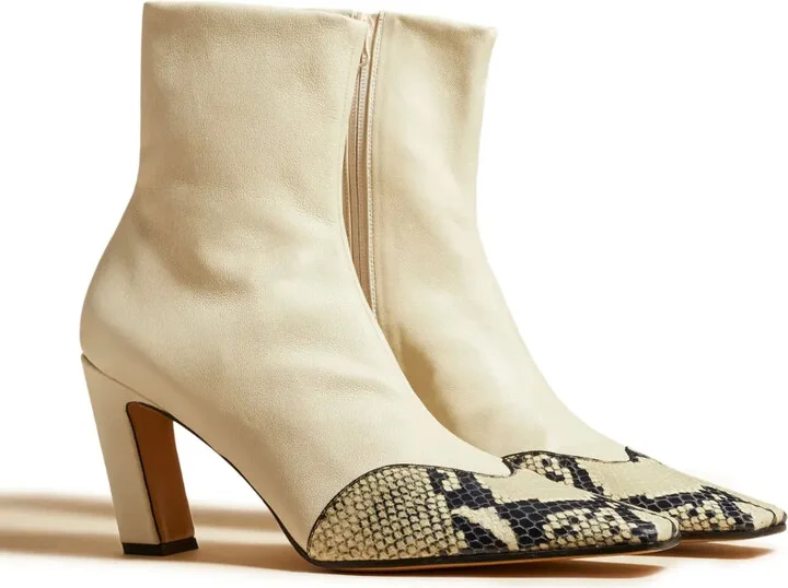 The Dallas embossed python-print boots - Image 2