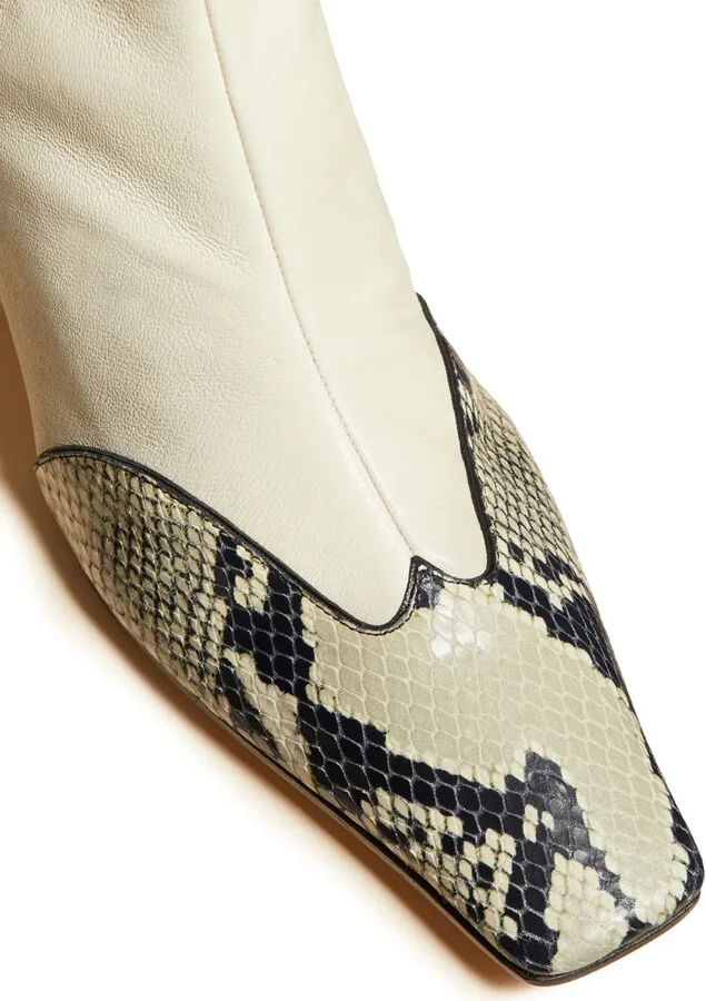 The Dallas embossed python-print boots - Image 4