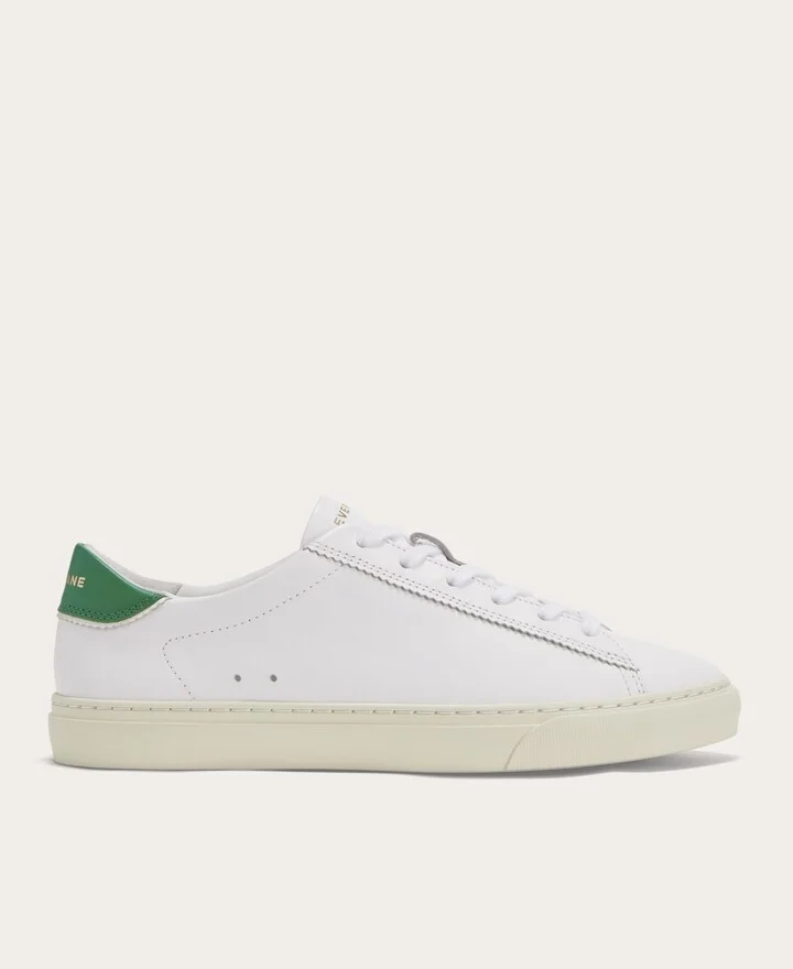 White / Grass Green