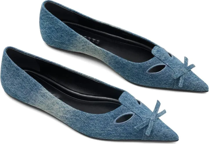 The Denim Kat ballerina flats - Image 2