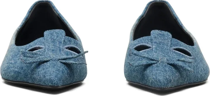 The Denim Kat ballerina flats - Image 3