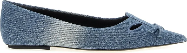The Denim Kat Flat Shoes Blue