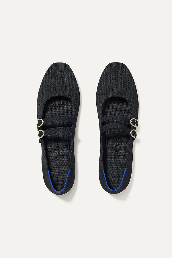 The Double Buckle Mary Jane Flats - Image 2