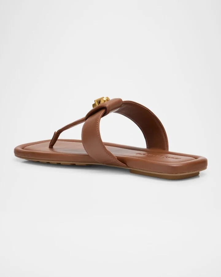 The Dual T Leather Sandals - Image 2