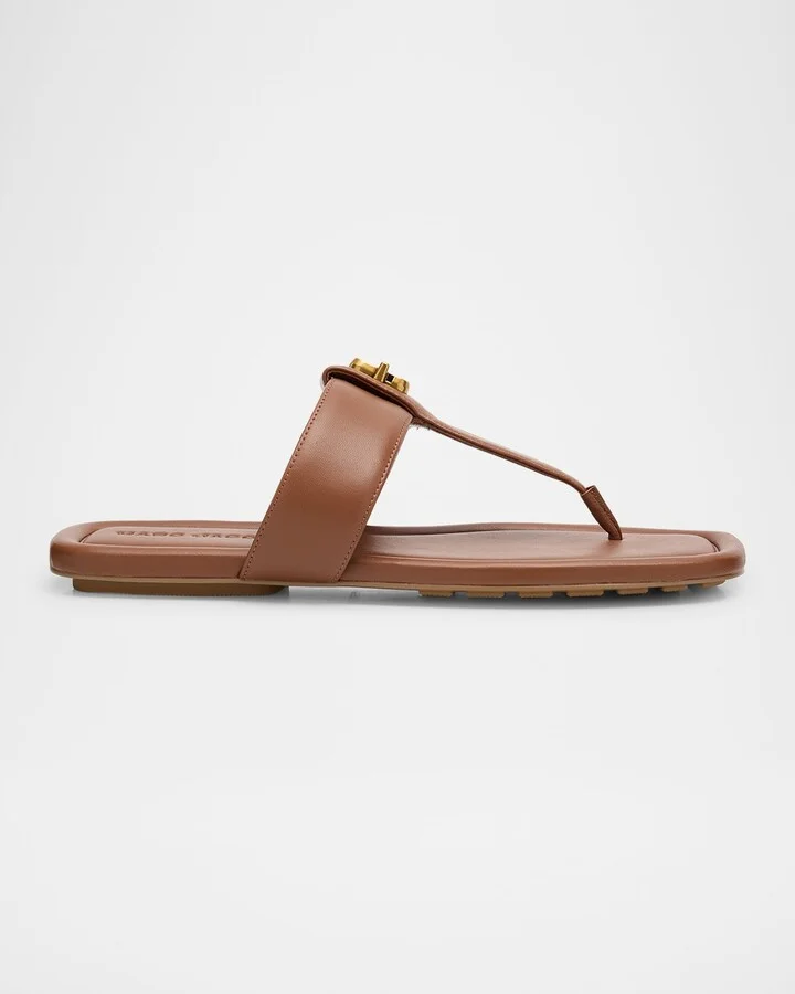 The Dual T Leather Sandals